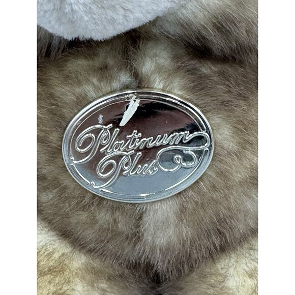 Main Joy Limited Platinum Plus Teddy Bear Plush 10” Stuffed Animal Vintage - Picture 3 of 9